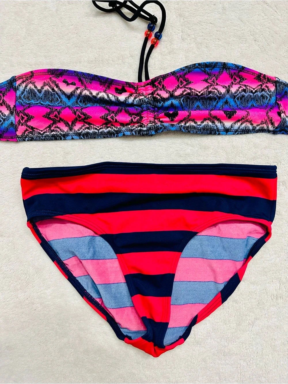 Lands End Girls Swimsuit Size 12 Years Excellent Condition